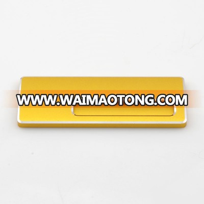 wholesale Brooch pin blank aluminum resuable name badge